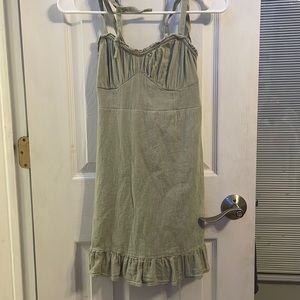 Cute light green summer dress